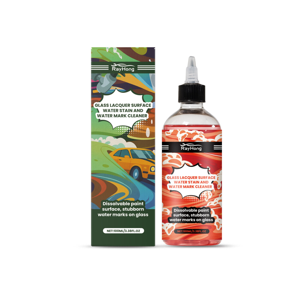 (100Ml) Rayhong Glass Water Spot Cleaner Car Glass Daily Cleaning Care Decontamination And Water Spot Cleaner 4027305027743