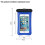 (blue) Waterproof Float And Floating Cell Phone Waterproof Case Dry Bag Phone Pouch 2