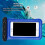 (blue) Waterproof Float And Floating Cell Phone Waterproof Case Dry Bag Phone Pouch 5