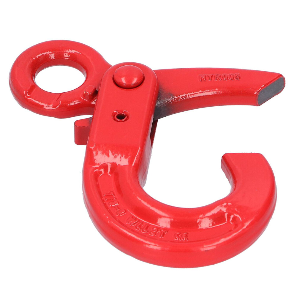 G80 Alloy Steel Slip Hook Safety Lock 2T Lifting & Towing Hook 7651360039914
