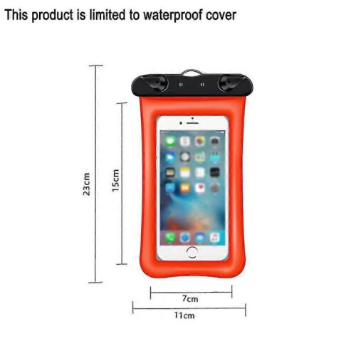(Orange) Waterproof Float And Floating Cell Phone Waterproof Case Dry Bag Phone Pouch 1