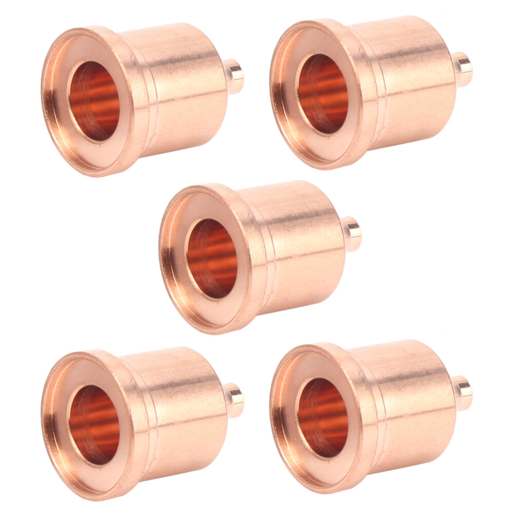 5Pcs Plasma Cutter Nozzles Copper Caps For Welding Torch Model 120931 4211360041565