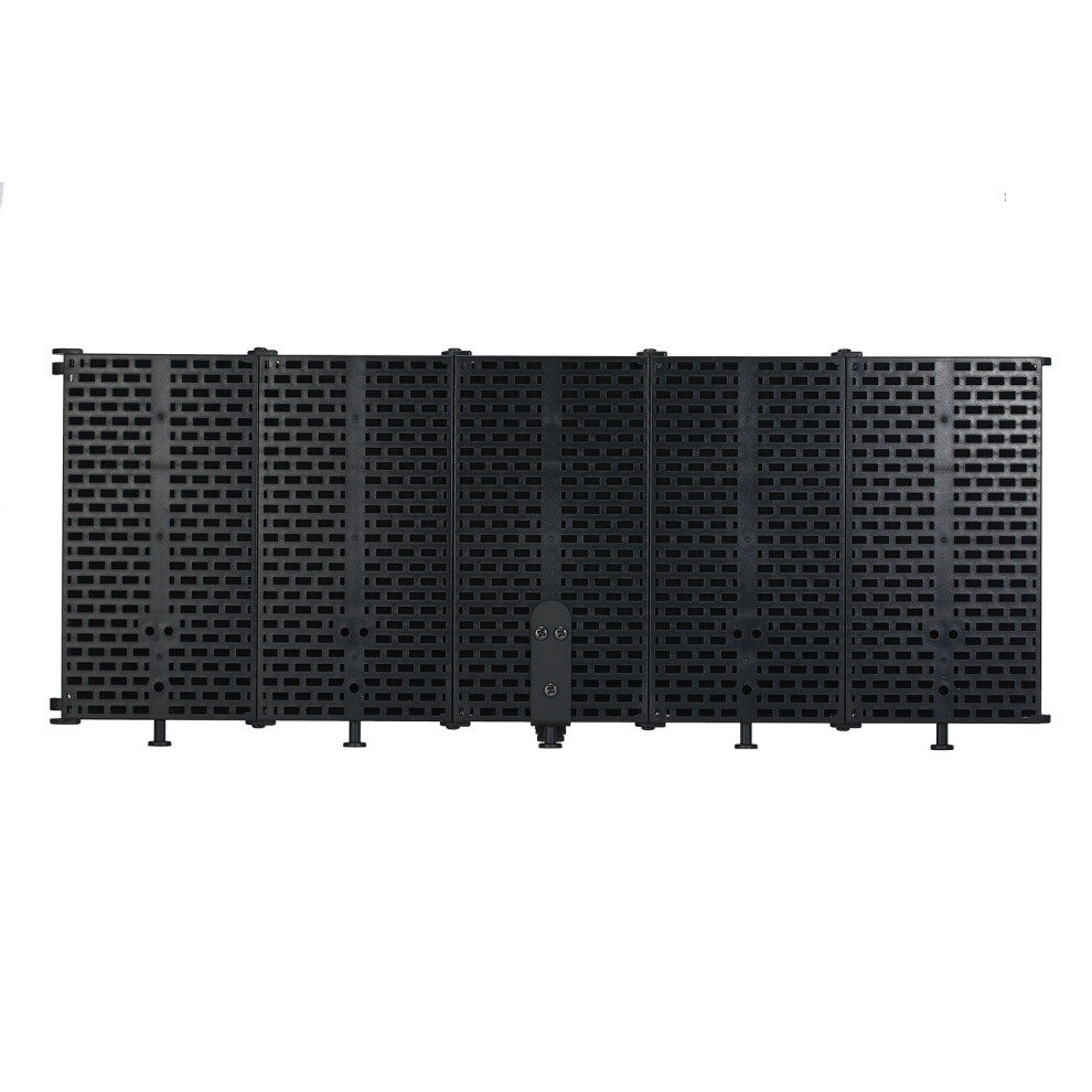 Foldable 5-Panel Microphone Isolation Shield For Recording, Black 7651360041412