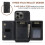 (For iPhone 16 Pro Max, Black) DG.MING M2 Series 3-Fold Card Bag Wallet Leather Phone Case 2