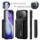 (For iPhone 17 Pro Max, Black) DG.MING M2 Series 3-Fold Card Bag Wallet Leather Phone Case 2