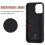 (For iPhone 16 Pro Max, Black) DG.MING M2 Series 3-Fold Card Bag Wallet Leather Phone Case 3