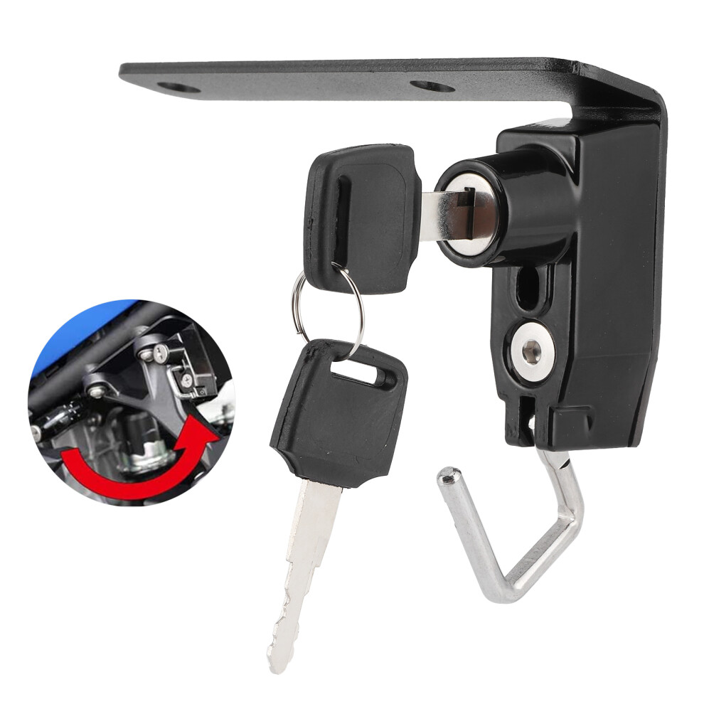Motorcycle Helmet Lock Aluminum Stainless Steel Fit For Ninja 250/400 2018+ 6901360042034