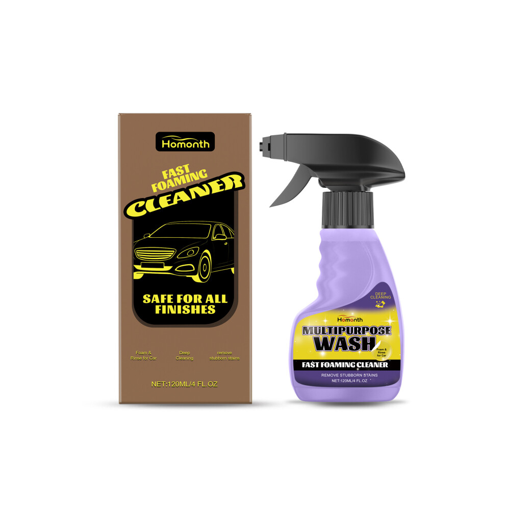 (120Ml) Homonth Multi-Purpose Cleaning Spray Body Glass Rearview Mirror Windshield Decontamination Cleaning Spray 4027305027965