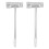 Chainsaw Combo Socket 2Pcs Set 13x19mm T-Shape Wrench for Pruning 2