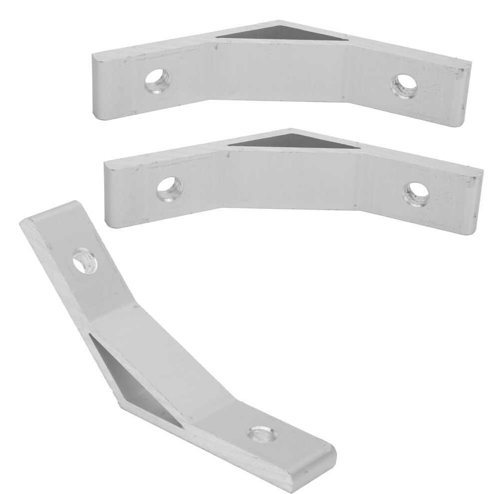 10 Corner Braces Right Angle 135 Degrees Plate Fence Shelf Repair Brace Brackets 4251360045132