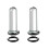 Portable Glass Gauge Stretching Set Multiple Sizes-Black 5mm 1