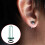 Portable Glass Gauge Stretching Set Multiple Sizes-Black 5mm 7