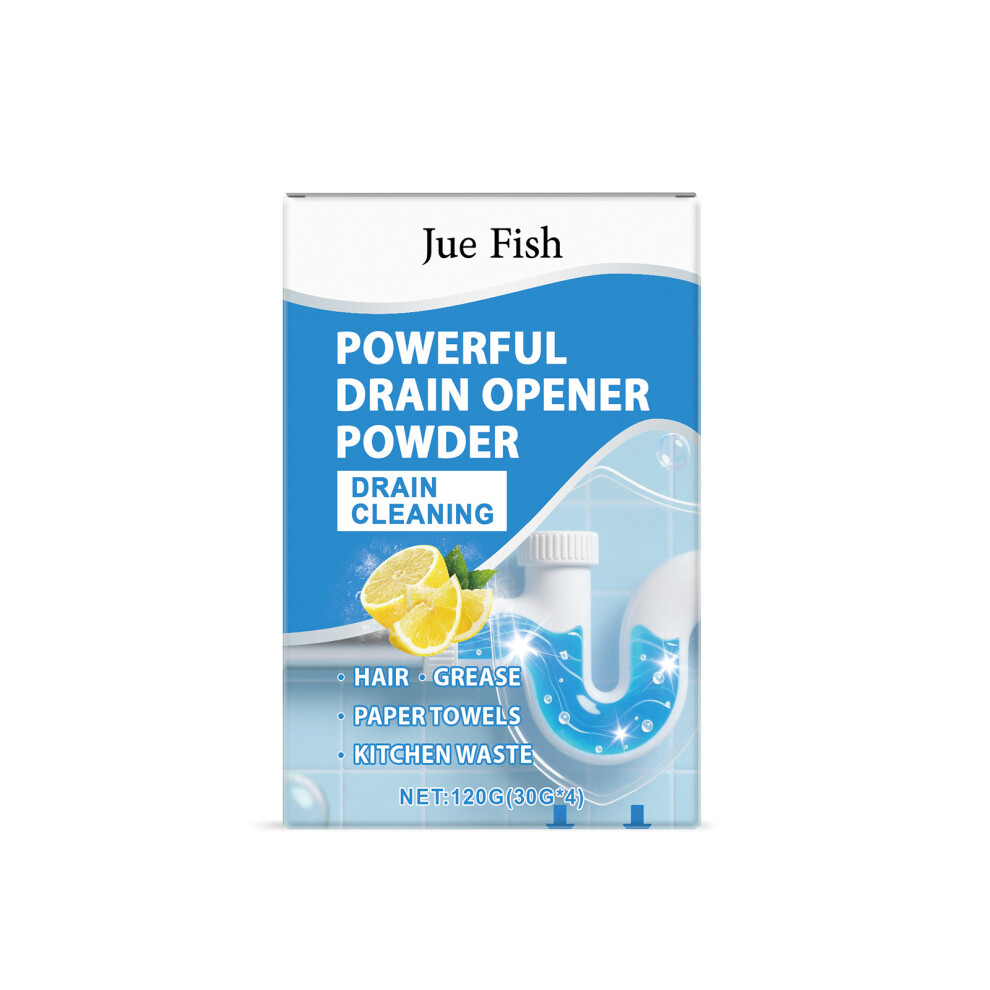 (120G) Household Sewer Clearing Powder Kitchen Sink Drain Pipe Dirt Clearing And Dissolving Cleaning Powder 4027305028306