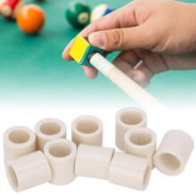 Weiße Fiber-Pool-Que-Ferrules 12 mm/0,5 Zoll Stick-Reparaturwerkzeug Billardzubehör