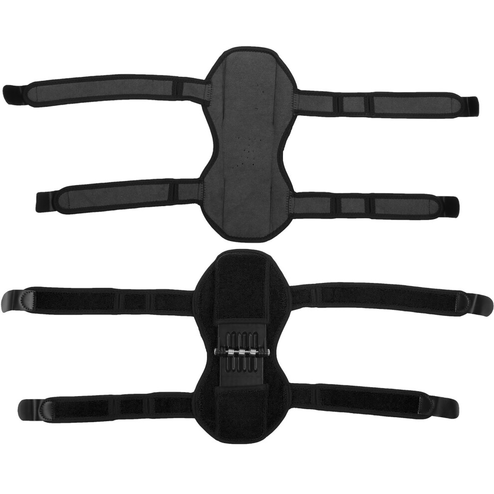 Spring Force Knee Support Pads Â Black, 1 Pair, Heavy-Duty Recovery Brace 8311360047997