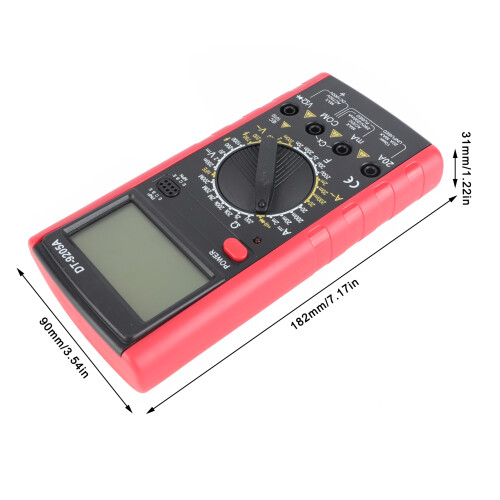 DT 9205A Digital Multimeter 1999 Counts 32 Range Compact Tool 2