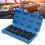 10Pcs 1/2in Square Socket Set CRMO Impact Bits M5-M18 Black 9