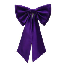 Wedding Dress Butterfly Knot Unique Design Waist Bowknot-Purple