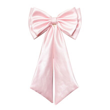 Women's Waist Ornament Large Bowknot Decorative Waist-Pink