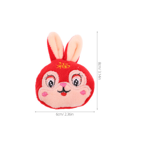 6 Unidades De Broche De Coelho Kawaii Para E 1
