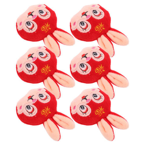 6 Unidades De Broche De Coelho Kawaii Para E