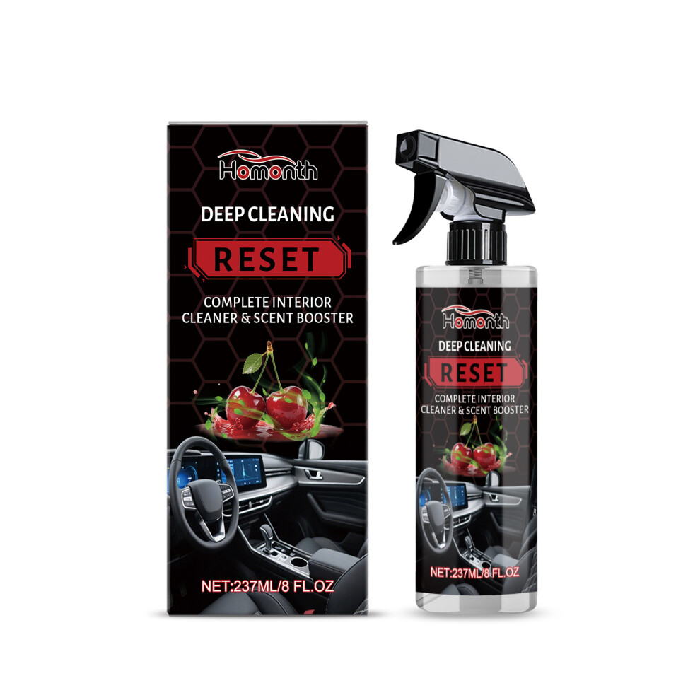 (237Ml) Car Interior Cleaning Spray Seat Interior Maintenance Leather Cherry Scent Cleaning Odor Renovation 4027305028658