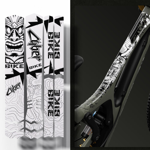 Scratch Resistant Bicycles Frame Protector-Chinese Dream 2