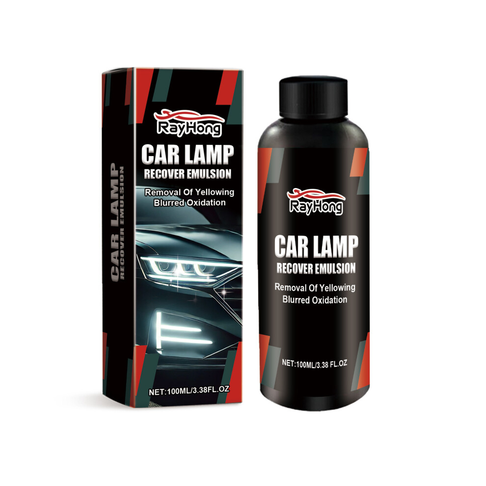 (100Ml) Car Headlight Care Polishing Paste Car Headlight Decontamination Dust-Proof Renovation Scratch Car Paint Care Agent 4027305028719