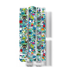 Scratch Resistant Bicycles Frame Protector-Cartoon style