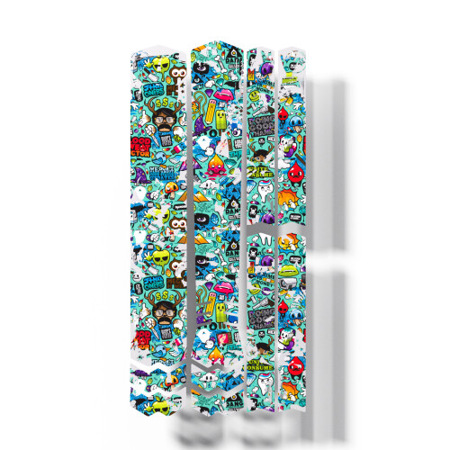 Scratch Resistant Bicycles Frame Protector-Cartoon style