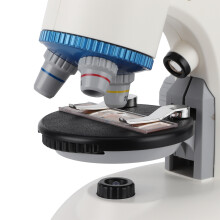 Kids Microscope 40X-1200X with LED Light, 153x92x232mm White