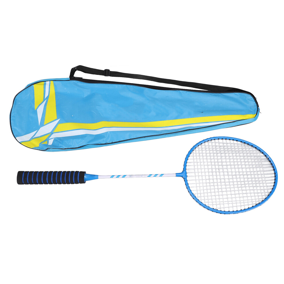 (Royal Blue) 2Pcs Badminton Racket Set Iron Alloy Royal Blue with Bag-image-OPC-PMX5997-NEW