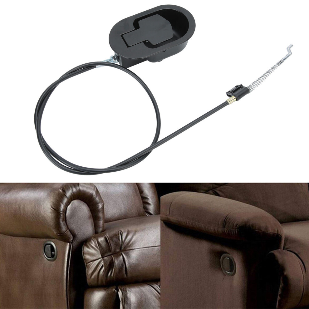 Recliner Sofa Handle with Cable Switch 90mm Replacement for Easy Adjustments