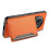 (For Honor Magic5 Pro, Orange) Calf Texture Card Bag Design Full Coverage Phone Case 4