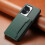 (For Honor 100, Green) Calf Texture Card Bag Design Full Coverage Phone Case 2