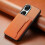 (For Honor 90, Orange) Calf Texture Card Bag Design Full Coverage Phone Case 2