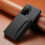 (For Honor 100 Pro, Black) Calf Texture Card Bag Design Full Coverage Phone Case 2