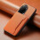 (For Honor 100 Pro, Orange) Calf Texture Card Bag Design Full Coverage Phone Case 2