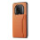 (For Honor Magic5 Ultimate, Orange) Calf Texture Card Bag Design Full Coverage Phone Case 1