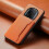 (For Honor Magic5 Ultimate, Orange) Calf Texture Card Bag Design Full Coverage Phone Case 2