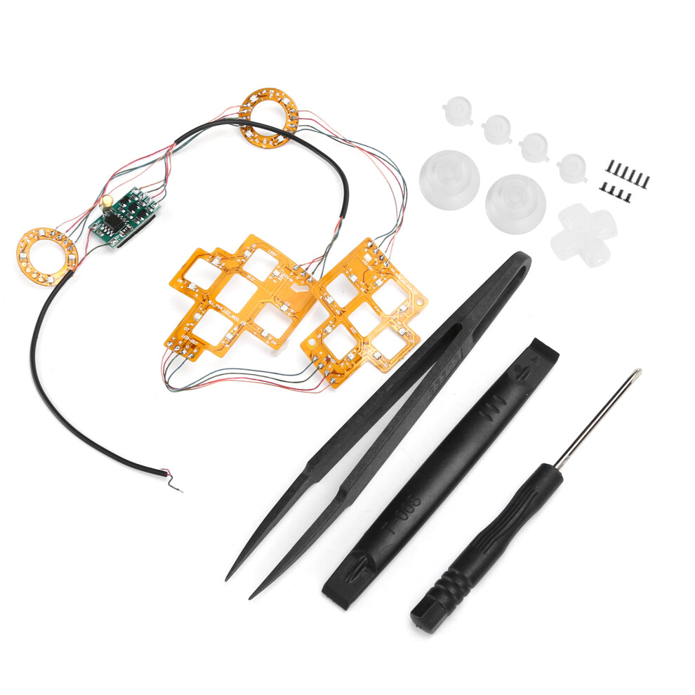 Colorful Led Dpad & Buttons Kit For Ps4 Controller - 6Color Set 7891360058946