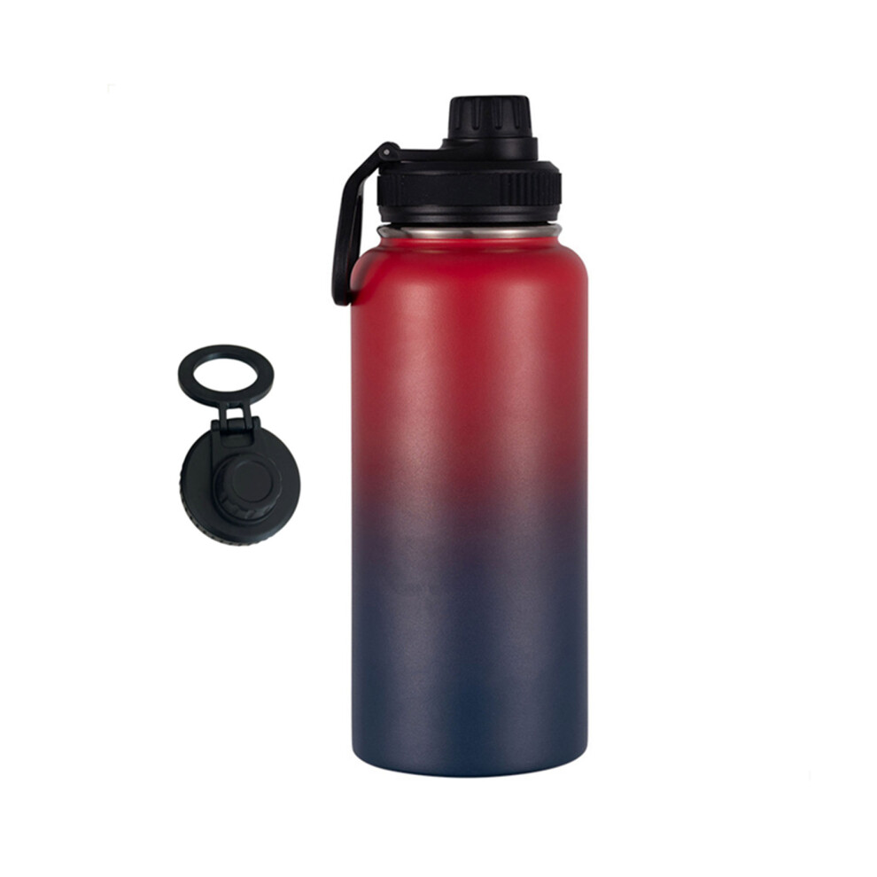 (Bicolor gradient, Direct Drinking) Insulated Water Cup Lightweight Easy To Clean Stylish Portable Size-image-OPC-PMX5R7Q-NEW