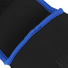 2 Stück Neopren Angelrollen-Aufbewahrungsbeutel, blau Rand, schwarz, F43
