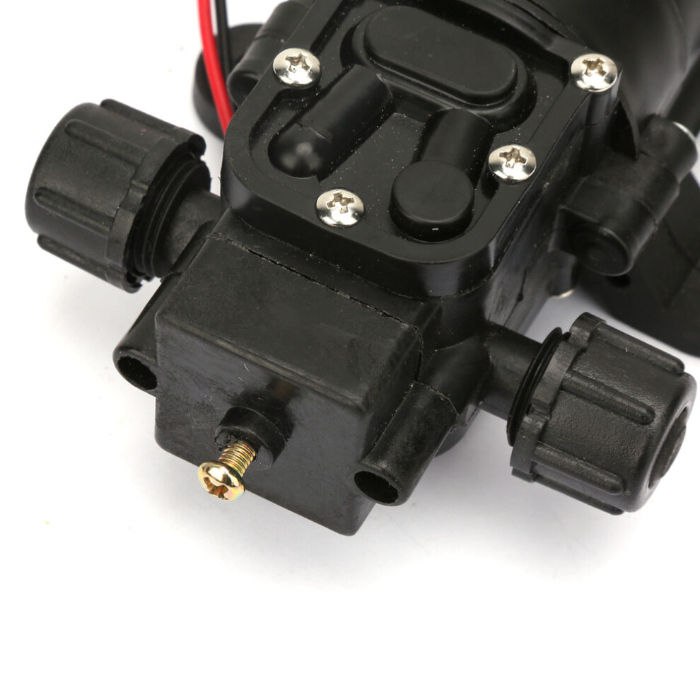 12V Water Diaphragm Pump 70W Self Priming High Pressure 6L/Min Two Side Ports 7621360065442