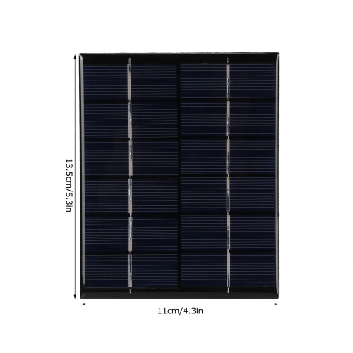 2W 6V Polycristallines Solar-Panel mit AA-Batterieladegerät für DIY-Projekte 2