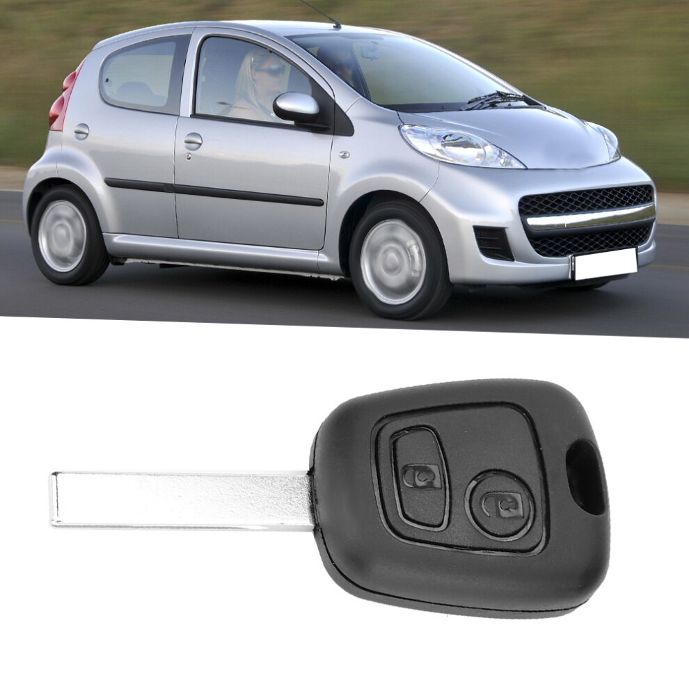 Coque Clã© 2 Boutons Pour Peugeot 107/207/307/407 - Remplacement Direct 3571360066465