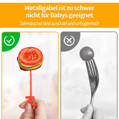 Charming Cake Dessert Fruit Forks For Delightful Serving Made With ABS 2