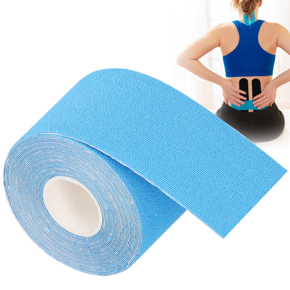 Blue Sports Injury Tape 5M Kinesiology Bandage For Pain & Support
