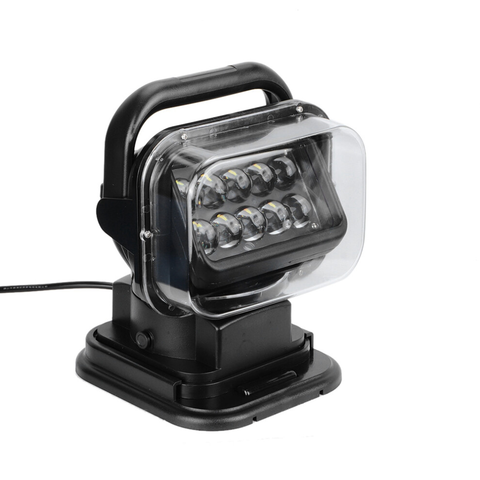 50W Led Searchlight With Remote, Waterproof Car Work Lamp Black 3341360068499