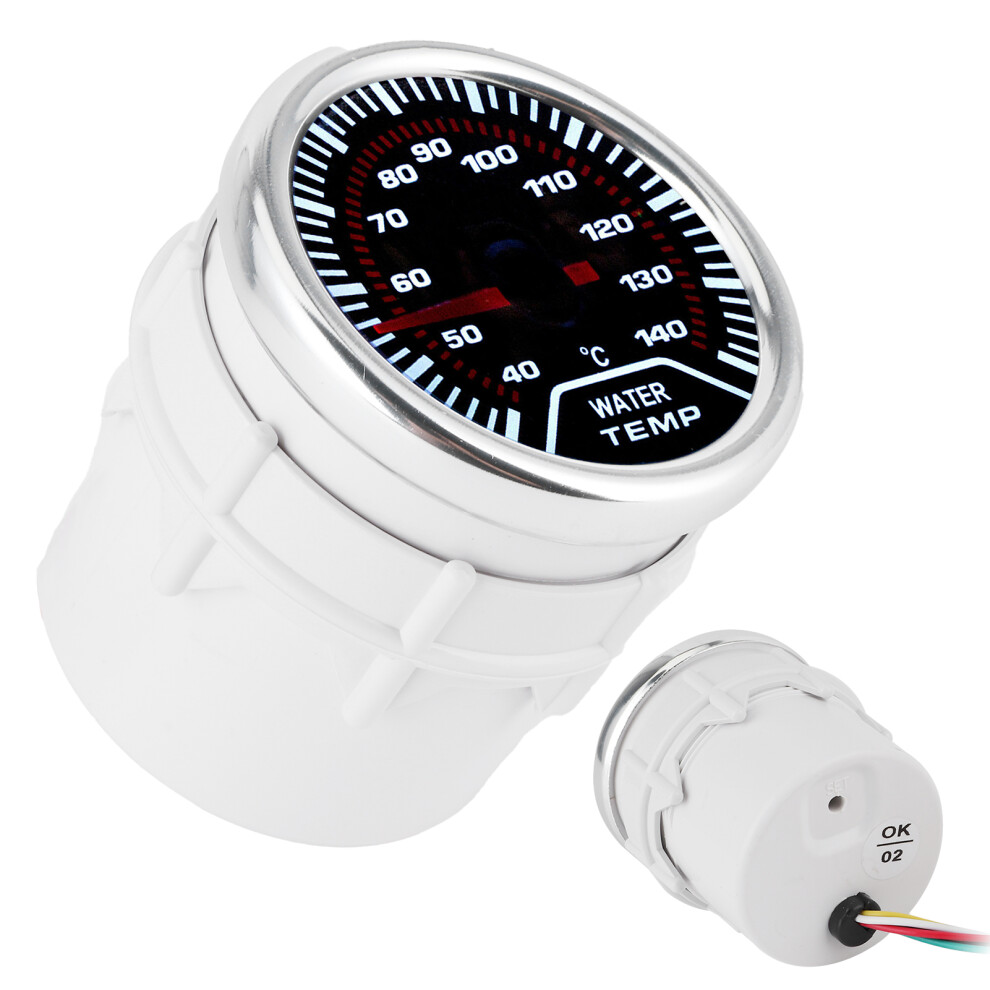 Universal 52Mm Water Temperature Gauge Led 40-150C With 1/8In Sensor 3781360068660
